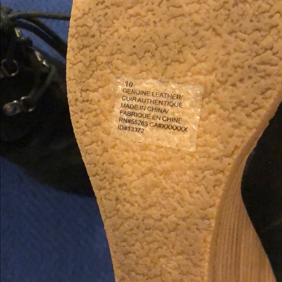 Express Black Wedge Booties - Picture 11 of 11